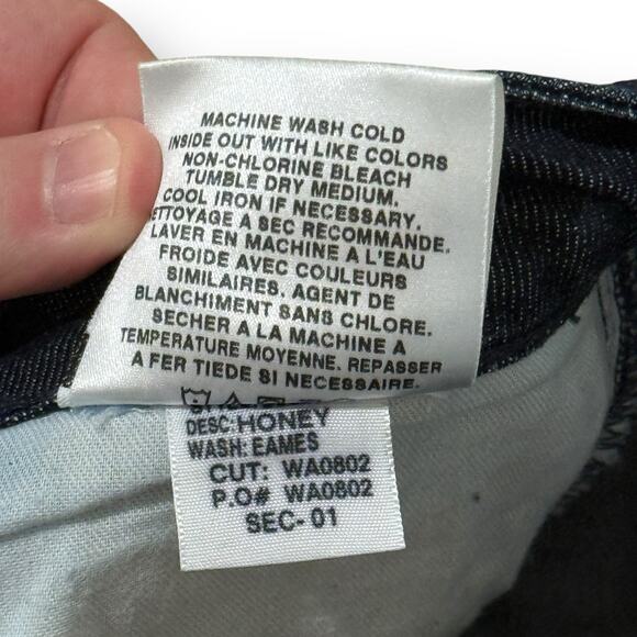 Joe’s Jeans Honey Bootcut Low Rise Denim Jeans Womens 30 Eames Dark Wash Stretch - Picture 4 of 10